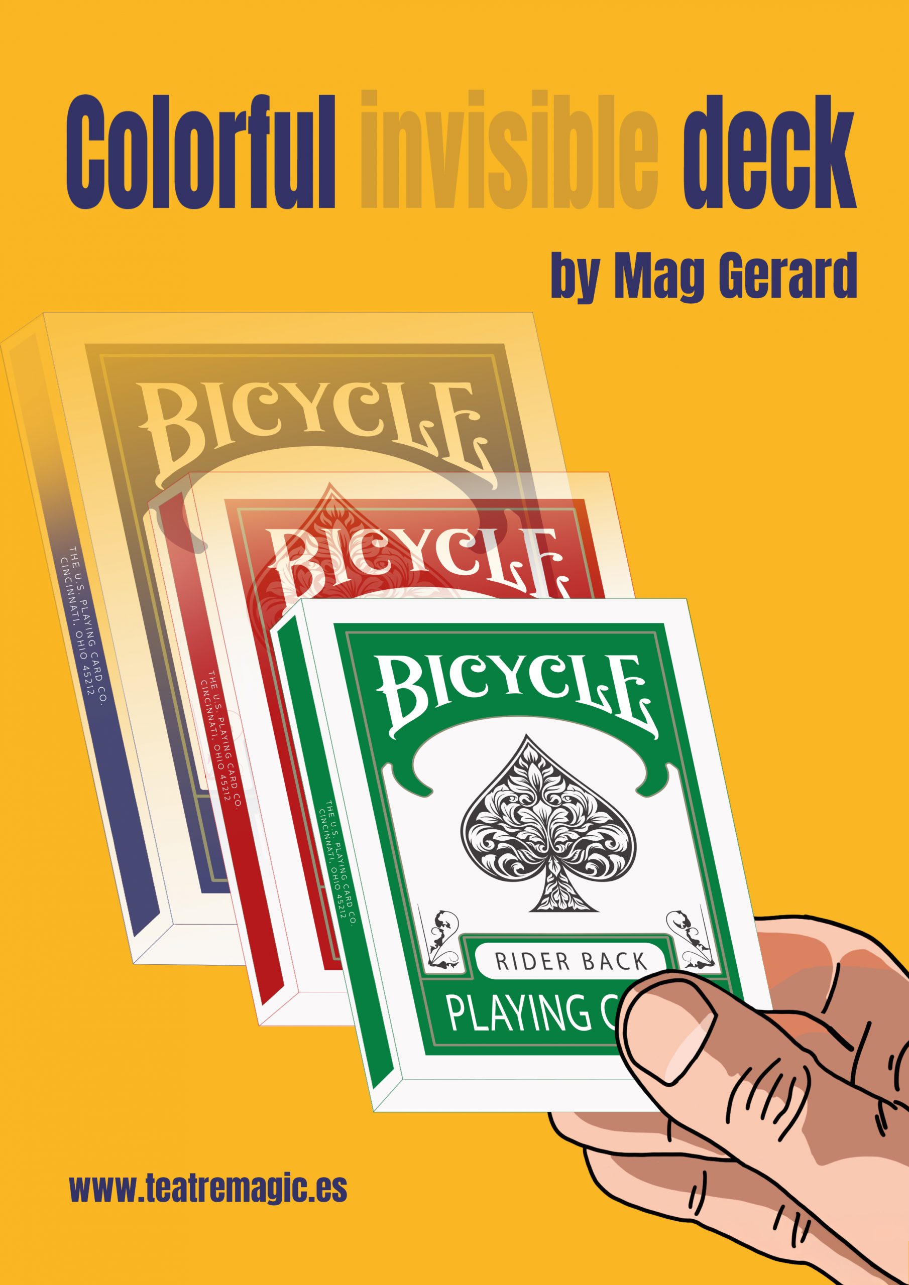 Colorful Invisible Deck - Mag Gerard